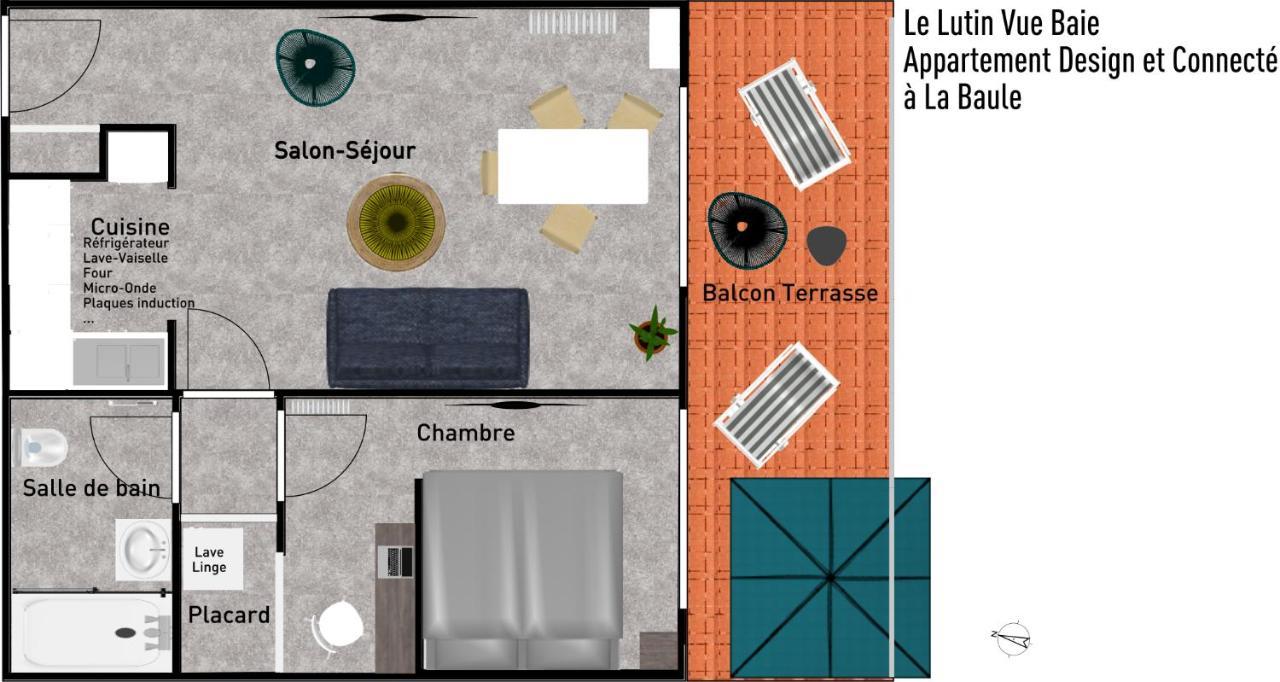 Apartment Lutin Vue Baie - T2 Design Et Connecte La Baule-Escoublac